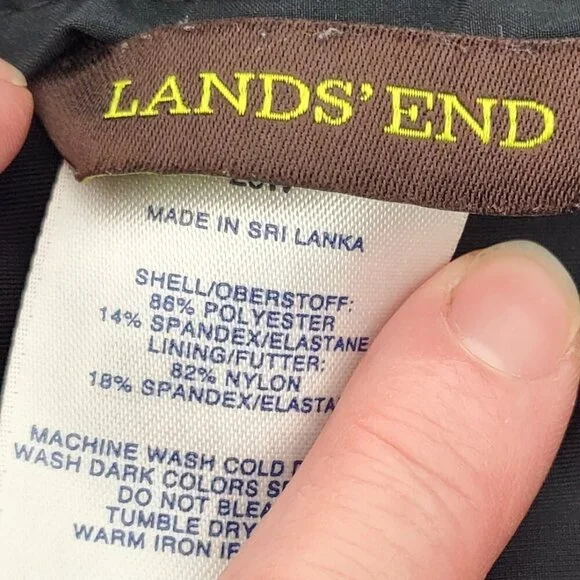 Lands' End swim trunks with built in undies and pocket - 20w - Picture 5 of 6